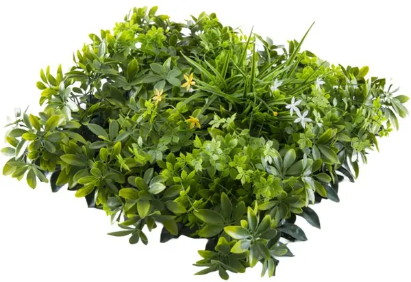 Panou decorativ Inter Ceramic - Green Wall, 50 x 50 x 5 cm