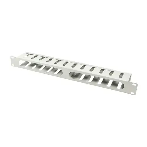 Panou gestionare cabluri Logilnk, tip masca orizontala perforata / masca orizontala cu capac detasabil, 19 inch, 1U