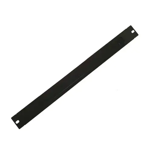 Panou gestionare cabluri SPACER, tip masca orizontala cu perii, 19 inch, 1U, 0.8mm (Negru)