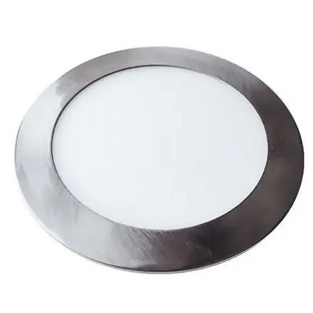 Panou LED slim rotund 24W 4000K - nickel V-TAC SKU-6356