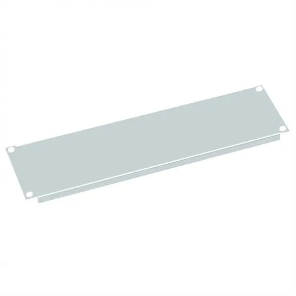 Panou masca 19" metalic 3U RAL7035 Gri deschis, Value 26.99.0297