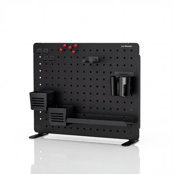 Panou perforat organizator birou 515 x 420 x 13 mm Panou perforat organizator birou 515 x 420 x 13 mm