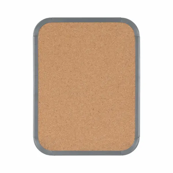 Panou pluta 22 x 28 cm rama plastic gri Bi-Silque Panou pluta 22 x 28 cm rama plastic gri Bi-Silque