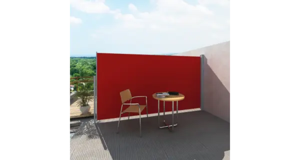 Panou separator glisant pentru terasa 160 x 300 cm, Rosu