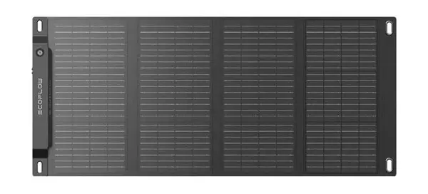 Panou solar portabil EcoFlow - 28W, USB-C, negru