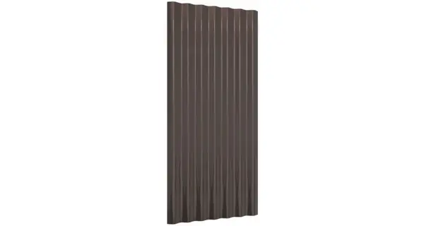 Panouri de acoperis 36 buc. otel vopsit maro 80x36 cm