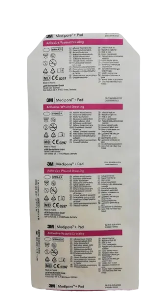 Pansament cu pad central absorbant 10x25 cm, 1 bucata, 3M Healthcare