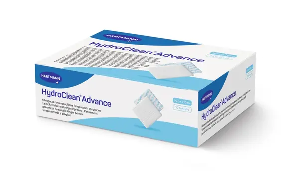 Pansament HydroClean Advance, 10 x 10 cm, 10 bucati – Hartmann