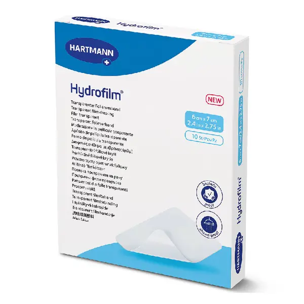 Pansament transparent Hydrofilm, 6*7 cm, 10 bucati, HartMann