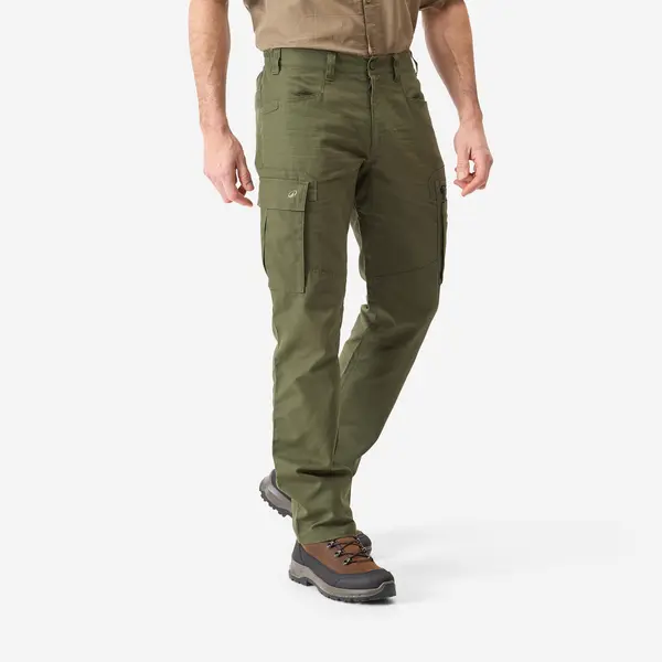 Pantalon anti-UV lejer și rezistent 500 Verde Bărbați