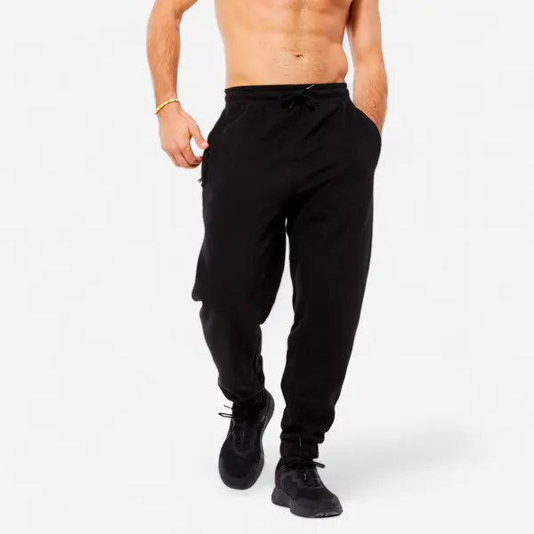 Pantalon de trening călduros Fitness Negru Bărbați