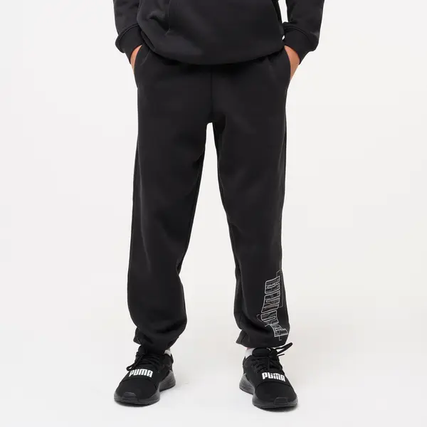 Pantalon de trening Ed. fizică Negru Copii