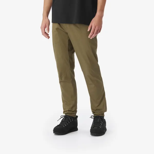 Pantalon din bumbac escaladă Kaki Vertika Bărbați