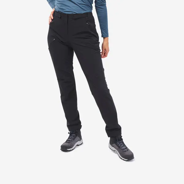 Pantalon Drumeție la munte MH500 Negru Damă