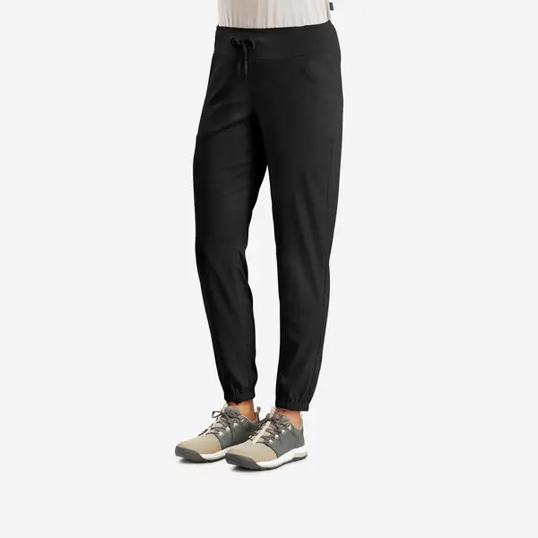 Pantalon Drumeție NH100 Negru Damă
