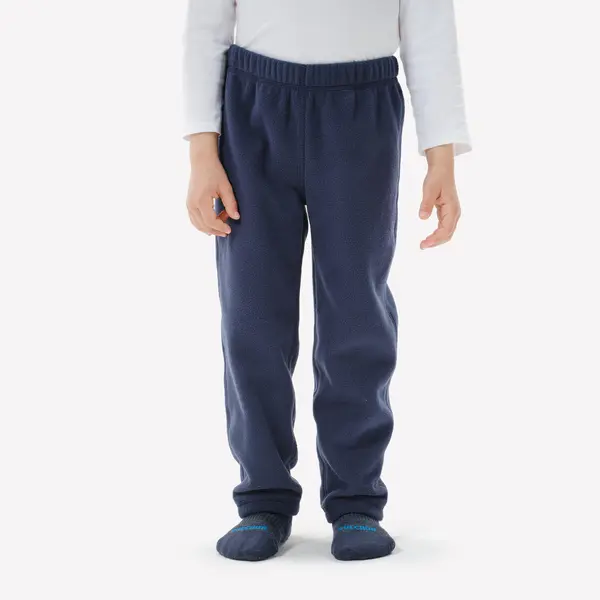 Pantalon Iarnă Călduros Hidrofob Drumeție MH100 Bleumarin Băieți 2 -6 ani