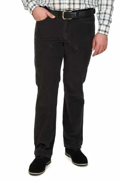 Pantalon raiat clasic, Forza, gri antracit
