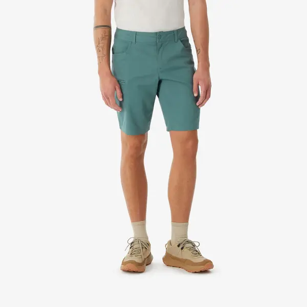 Pantalon scurt de drumeție NH500 Regular verde bărbați