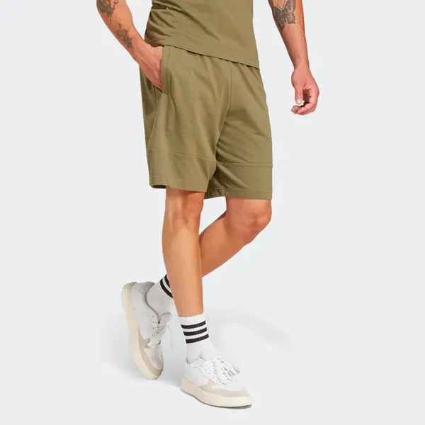 Pantalon scurt de fitness ADIDAS Verde Bărbați