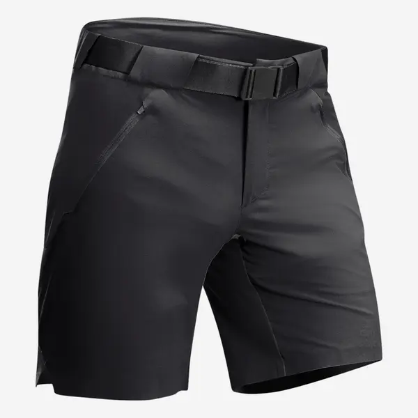 Pantalon scurt drumeție MH500 Negru Bărbați