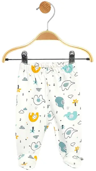 Pantalonași pentru bebeluși Rainy - Elefanți colorați, 56 cm, 1-2 luni
