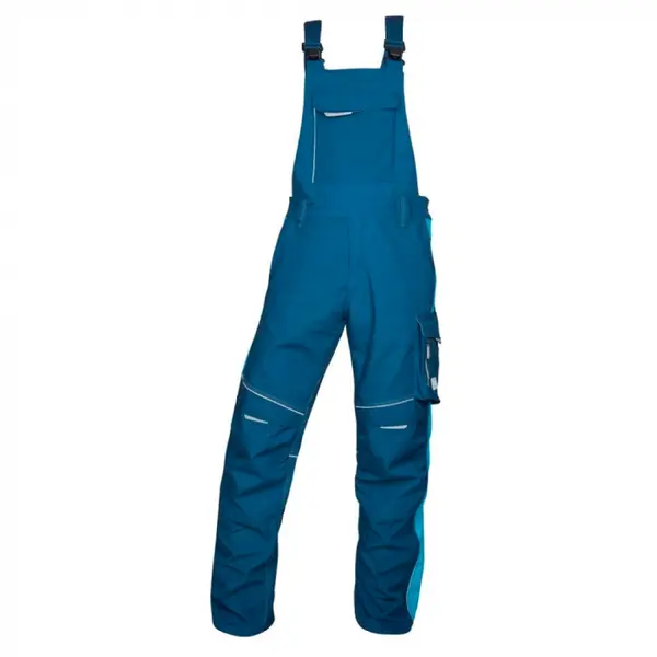 Pantaloni 65% poliester albastri cu pieptar, culoarea albastru, Ardon URBAN 50, ALBASTRU