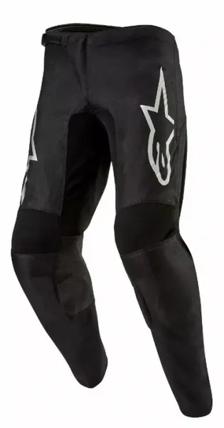 Pantaloni atv cross Alpinestars Fluid, culoare negru alb, marime 32