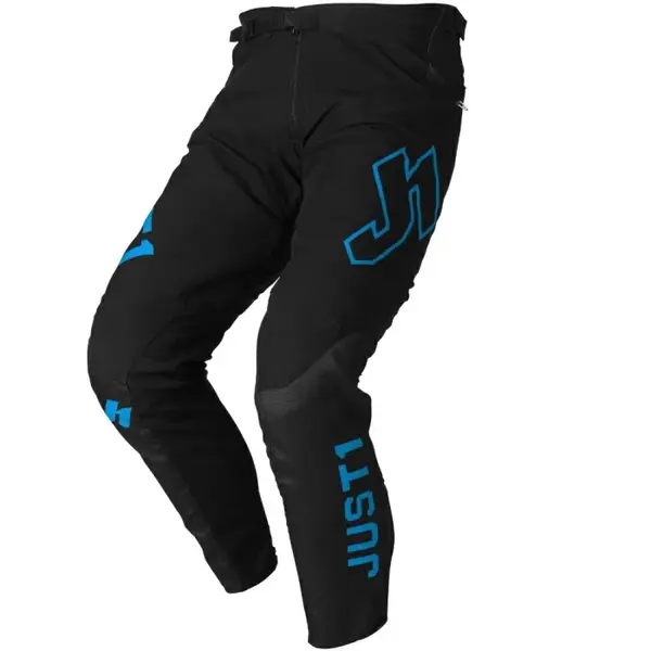 Pantaloni atv cross Just1 J-Flex Dual, culoare negru albastru, marime 38