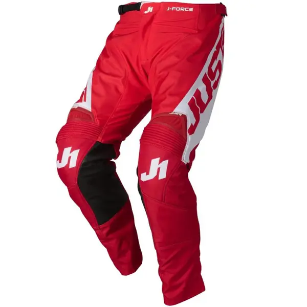 Pantaloni atv cross Just1 J-Force Vertigo, culoare rosu alb, marime 36