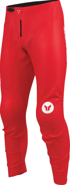 Pantaloni atv cross Thor Ridemode Menace, culoare rosu, marime 42