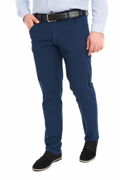 Pantaloni barbatesti subtiri, Forza, bleumarin (Marime pantalon: W31)