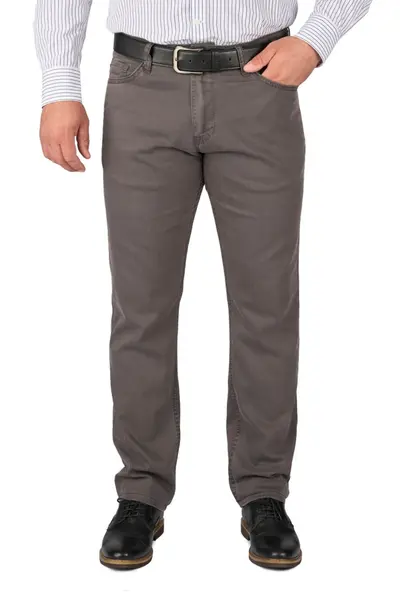 Pantaloni barbatesti subtiri, regular fit, gri (Marime pantalon: W33)