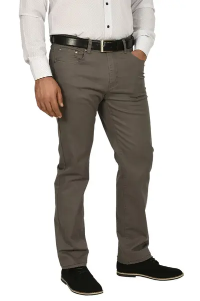 Pantaloni barbati, regular fit, gri (Marime pantalon: W45)