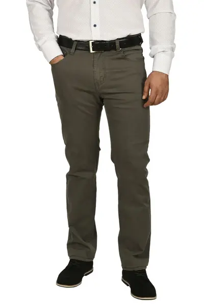 Pantaloni barbati, regular fit, kaki prafuit (Marime pantalon: W31)