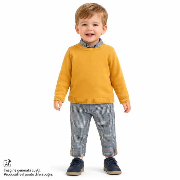 Pantaloni bebelusi Chicco, Albastru inchis, 00162-69MFCO