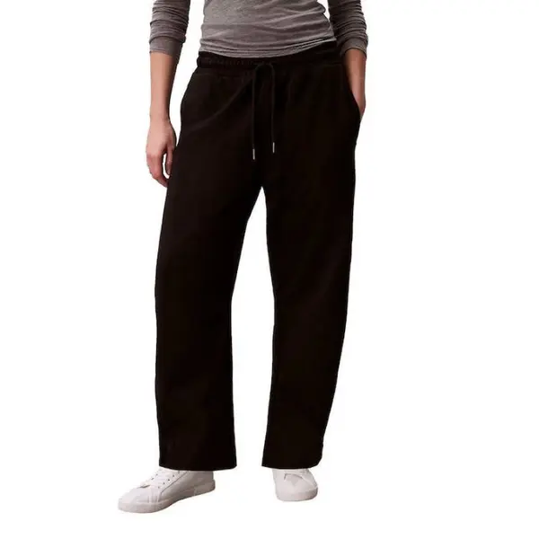 Pantaloni Calvin Klein MONOGRAM FRENCH TERRY BARREL PAN