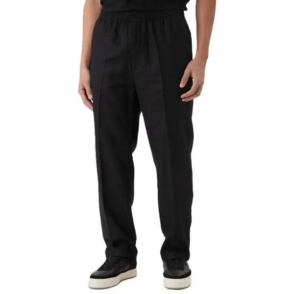 Pantaloni Calvin Klein STRAIGHT LINEN PULL ON PANT