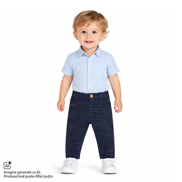Pantaloni copii Chicco, Albastru, 01709-70MFCO
