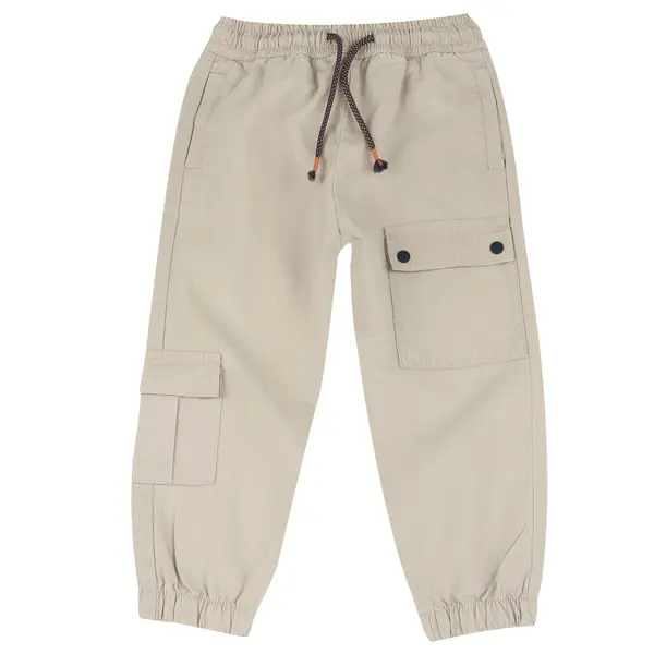 Pantaloni copii Chicco, bej cu model, 02115-70MC