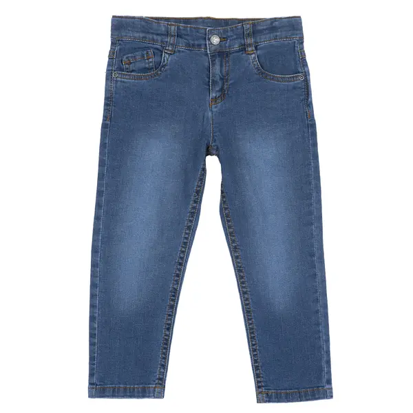 Pantaloni copii Chicco stretch, albastru inchis, 16838-68MC