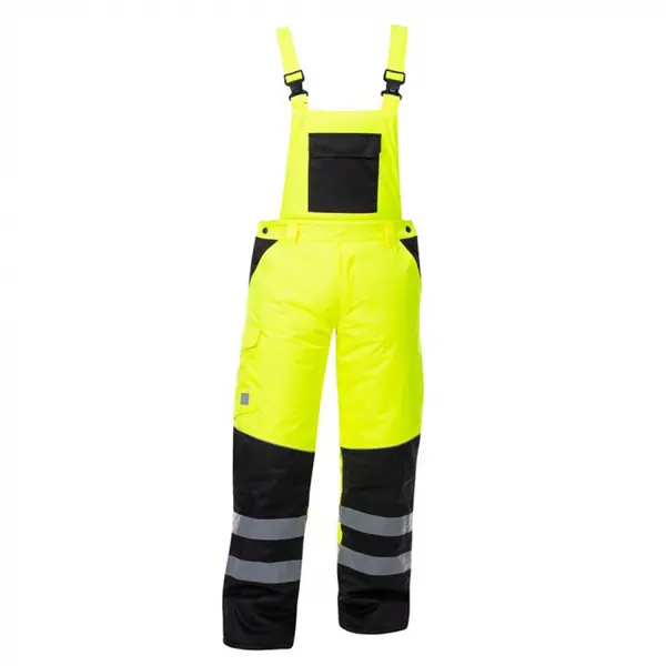 Pantaloni de iarna galbeni cu pieptar reflectorizanti, Ardon HOWARD S, GALBEN