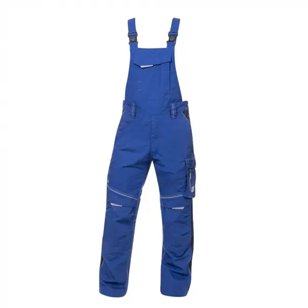 Pantaloni de lucru albastri cu pieptar, culoarea albastru, Ardon URBAN 48, ALBASTRU