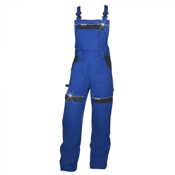 Pantaloni de lucru albastri de iarna cu pieptar, culoarea albastru, Ardon COOL TREND L, ALBASTRU