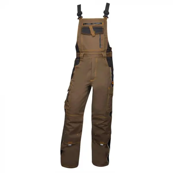 Pantaloni de lucru asfalt-negru cu pieptar, Ardon VISION 46, NEGRU