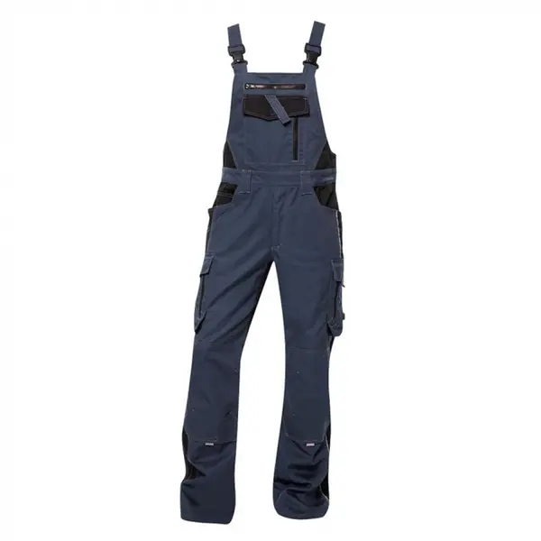 Pantaloni de lucru bleumarin-negru cu pieptar, Ardon VISION 62, NEGRU