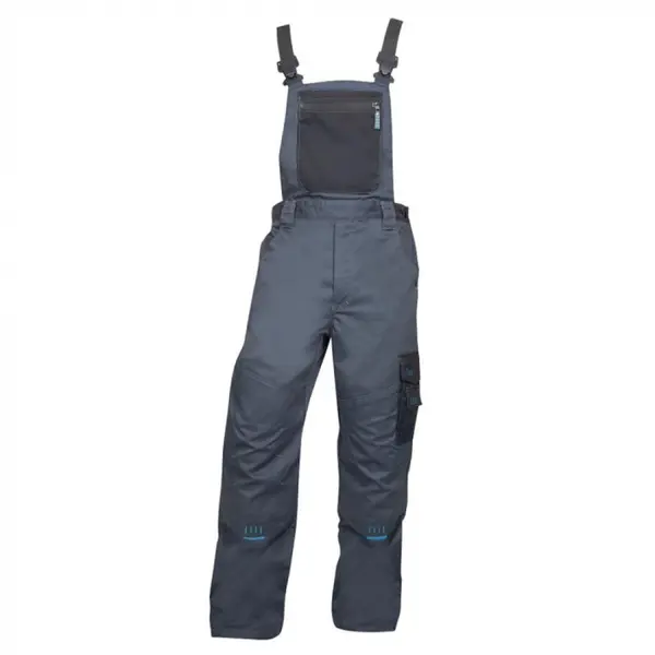 Pantaloni de lucru gri 65% poliester, cu pieptar, Ardon 4TECH 46, GRI