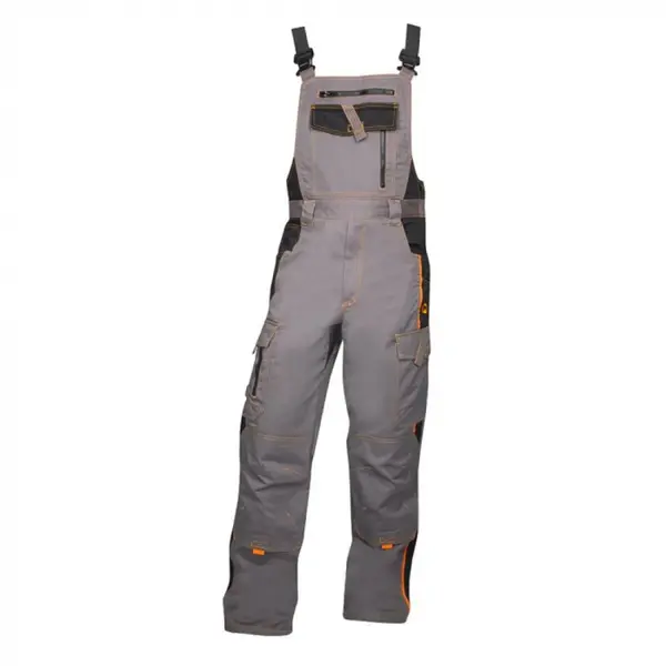 Pantaloni de lucru gri de iarna cu pieptar, Ardon VISION L, GRI