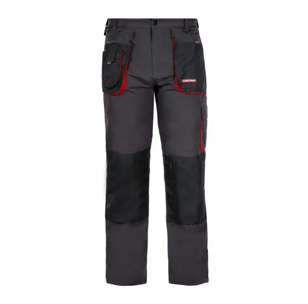 Pantaloni de lucru grosi premium Lahti PRO LPSR0150, marimea M, cu 9 buzunare, intarituri 600D si cusaturi triple