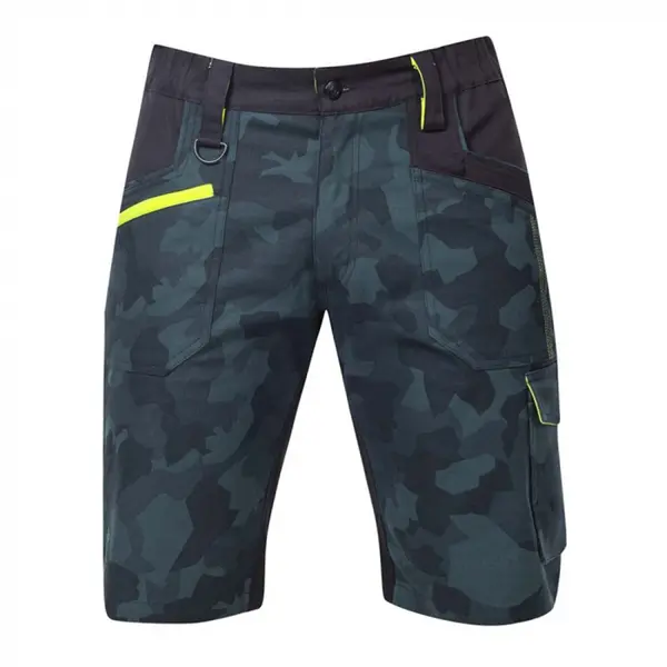 Pantaloni de lucru scurti 98% bumbac, camo verde, Ardon CREATRON 46, VERDE