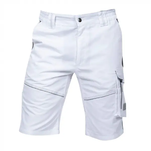 Pantaloni de lucru scurti albi hidrofobizati, Ardon URBAN+ 46, ALB